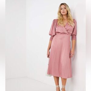 Little Mistress satin dress